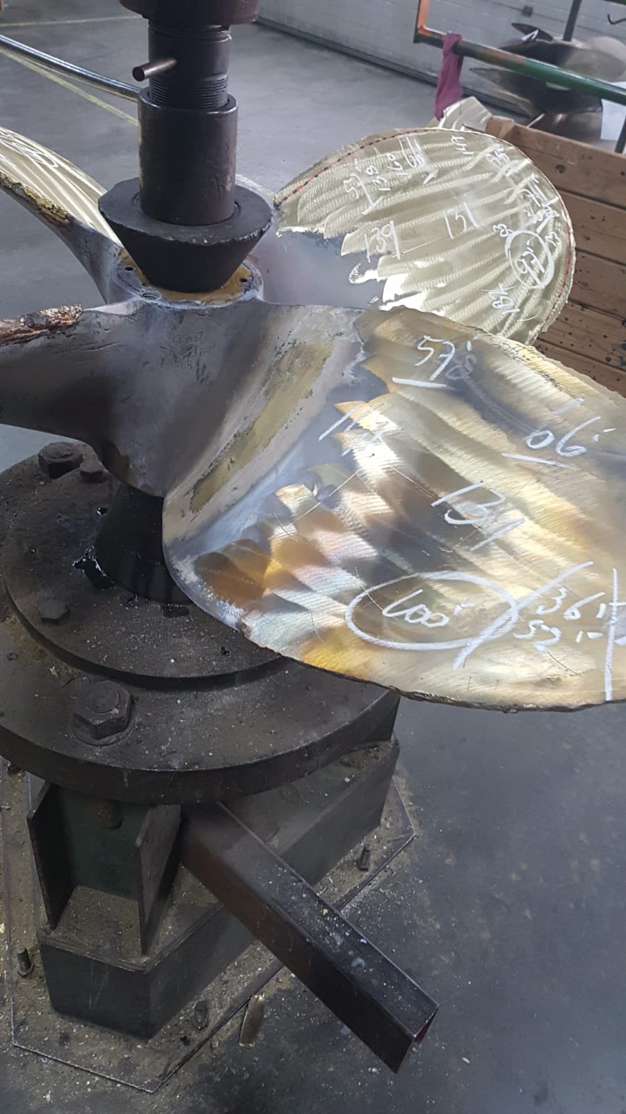 Reparatie scheepsschroef 3